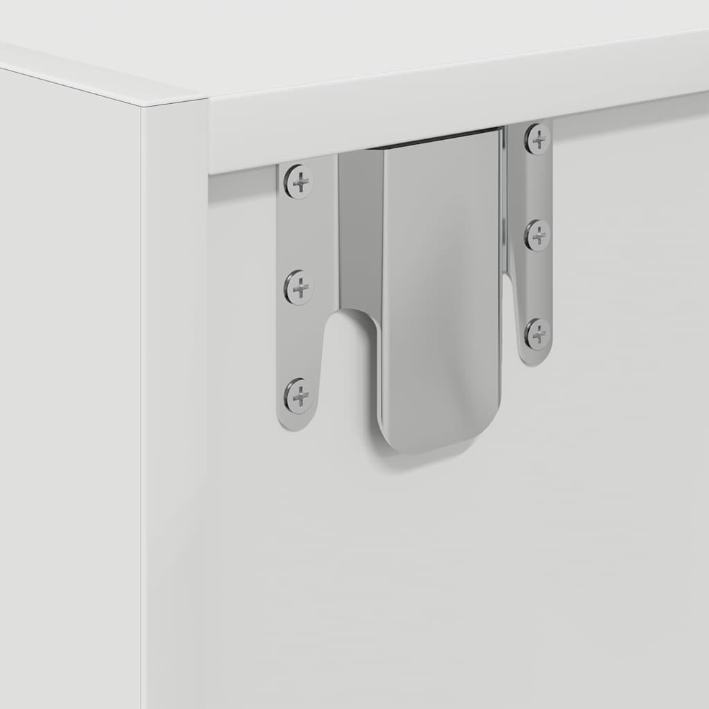 TV-meubel 80x31x25,5 cm bewerkt hout wit is nu te koop bij PeponiXL, paradijselijk wonen!