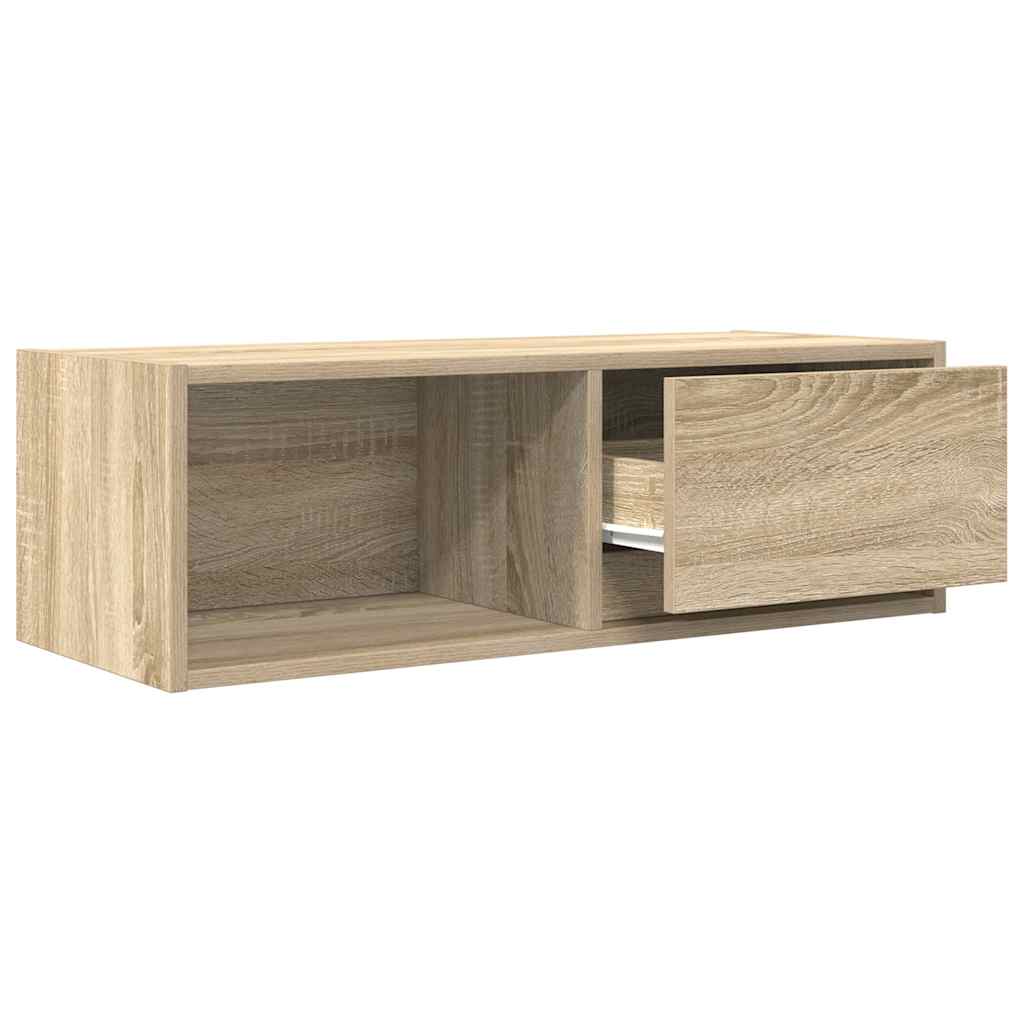 Tv-meubels 2 st 80x31x25,5 cm bewerkt hout sonoma eikenkleurig is nu te koop bij PeponiXL, paradijselijk wonen!