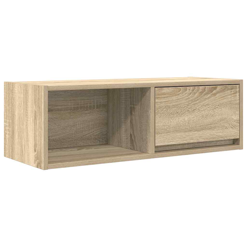 Tv-meubels 2 st 80x31x25,5 cm bewerkt hout sonoma eikenkleurig is nu te koop bij PeponiXL, paradijselijk wonen!