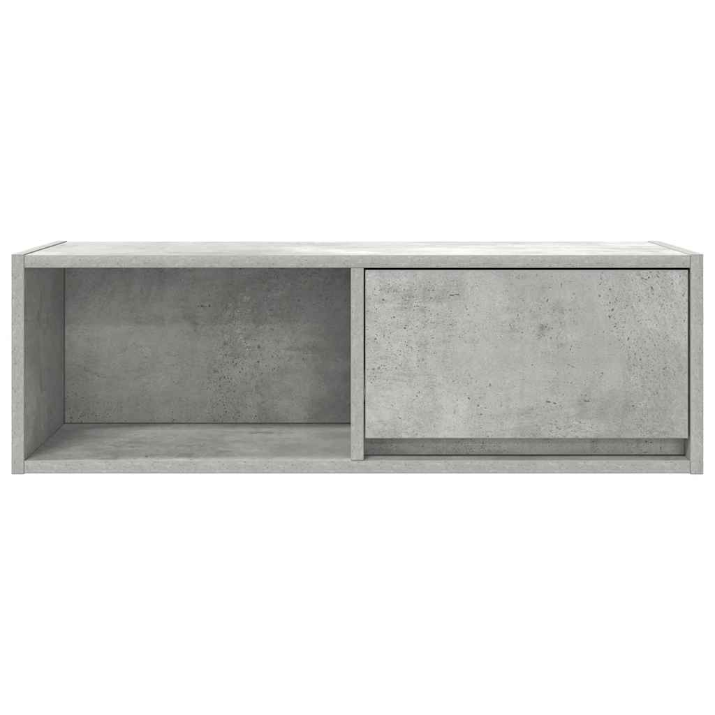 Tv-meubel 80x31x25,5 cm bewerkt hout betongrijs is nu te koop bij PeponiXL, paradijselijk wonen!