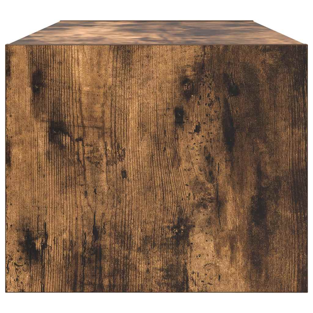 Tv-meubelen 2 st 80x31x25,5cm bewerkt hout gerookt eikenkleurig is nu te koop bij PeponiXL, paradijselijk wonen!