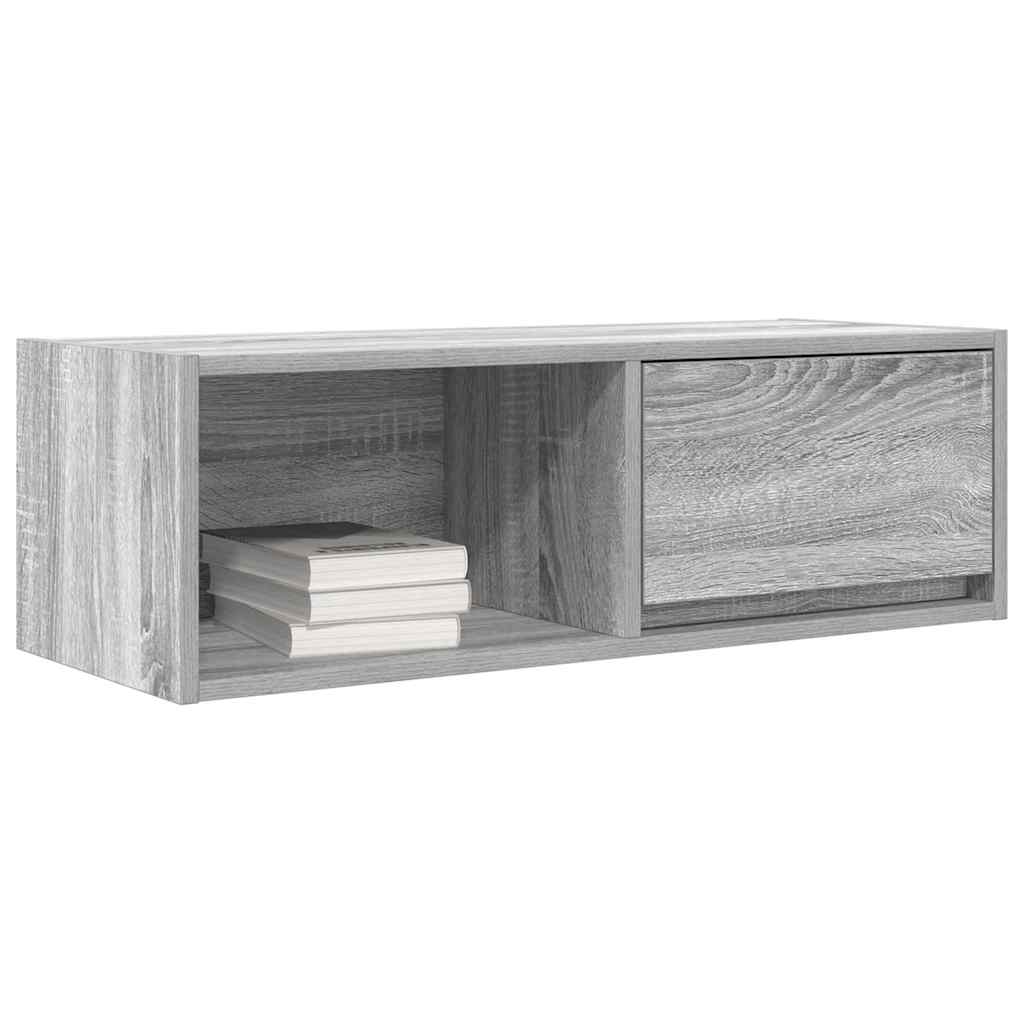 Tv-meubelen 2 st 80x31x25,5 cm bewerkt hout grijs sonoma eiken is nu te koop bij PeponiXL, paradijselijk wonen!
