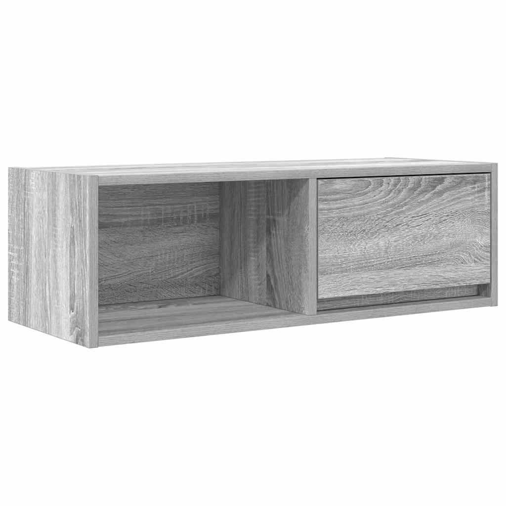 Tv-meubelen 2 st 80x31x25,5 cm bewerkt hout grijs sonoma eiken is nu te koop bij PeponiXL, paradijselijk wonen!