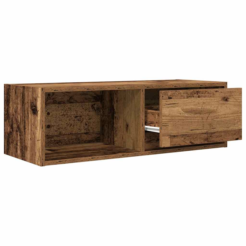 Tv-meubels 2 st 80x31x25,5 cm bewerkt hout oud houtkleurig is nu te koop bij PeponiXL, paradijselijk wonen!