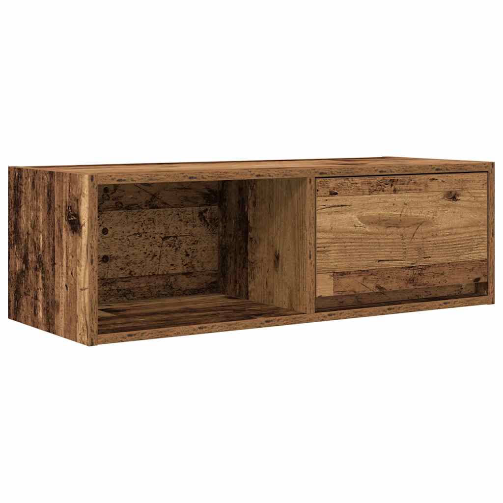 Tv-meubels 2 st 80x31x25,5 cm bewerkt hout oud houtkleurig is nu te koop bij PeponiXL, paradijselijk wonen!