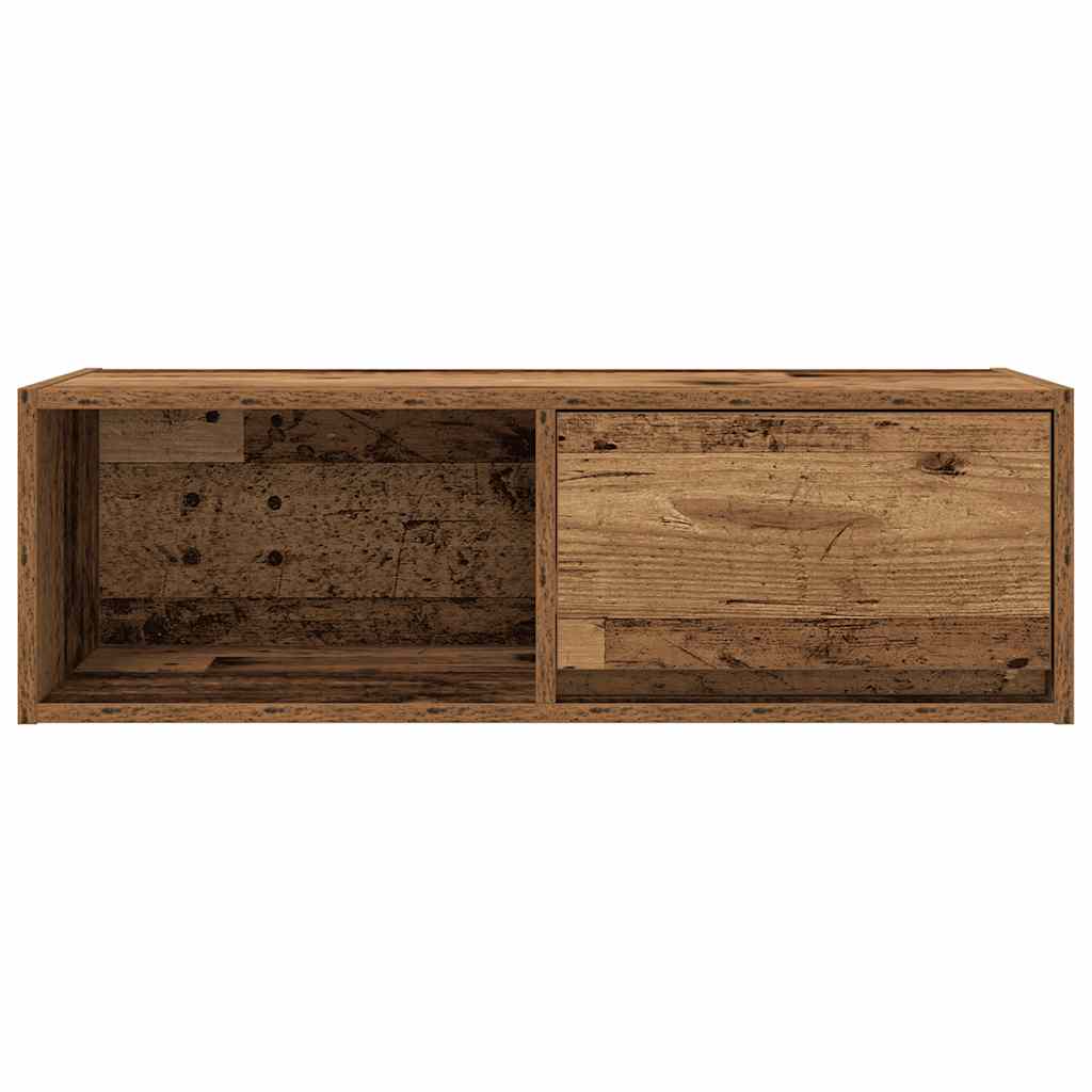 Tv-meubels 2 st 80x31x25,5 cm bewerkt hout oud houtkleurig is nu te koop bij PeponiXL, paradijselijk wonen!