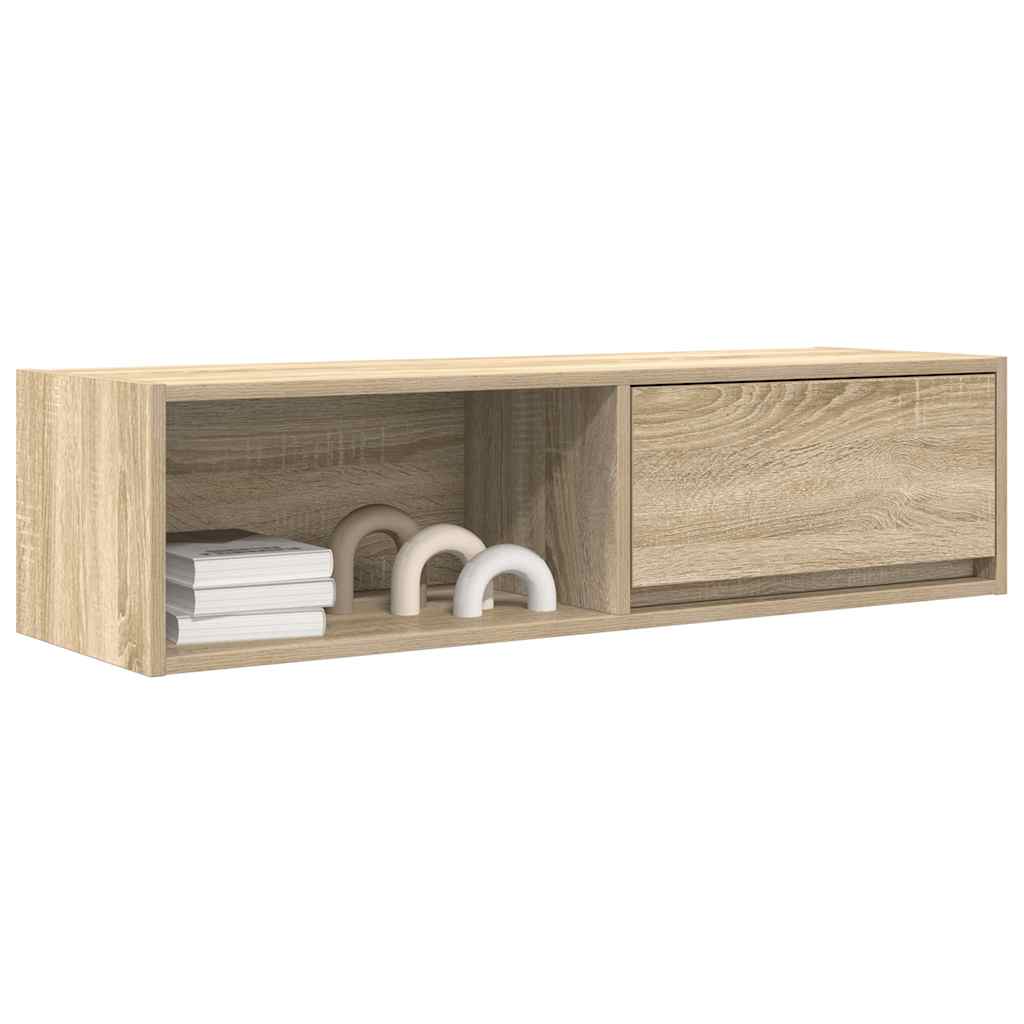 Tv-meubelen 2 st 100x31x25,5cm bewerkt hout sonoma eikenkleurig is nu te koop bij PeponiXL, paradijselijk wonen!