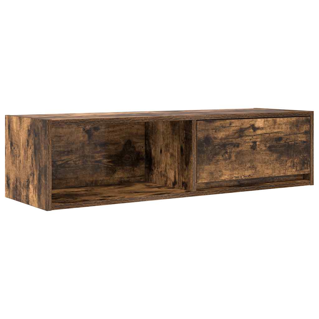 Tv-meubel 100x31x25,5 cm spaanplaat gerookt eikenkleurig
