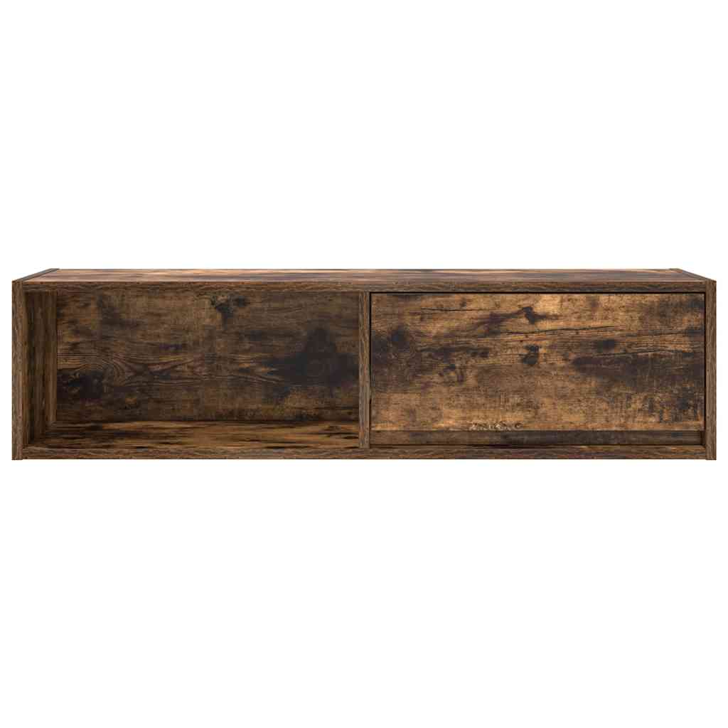 Tv-meubel 100x31x25,5 cm spaanplaat gerookt eikenkleurig