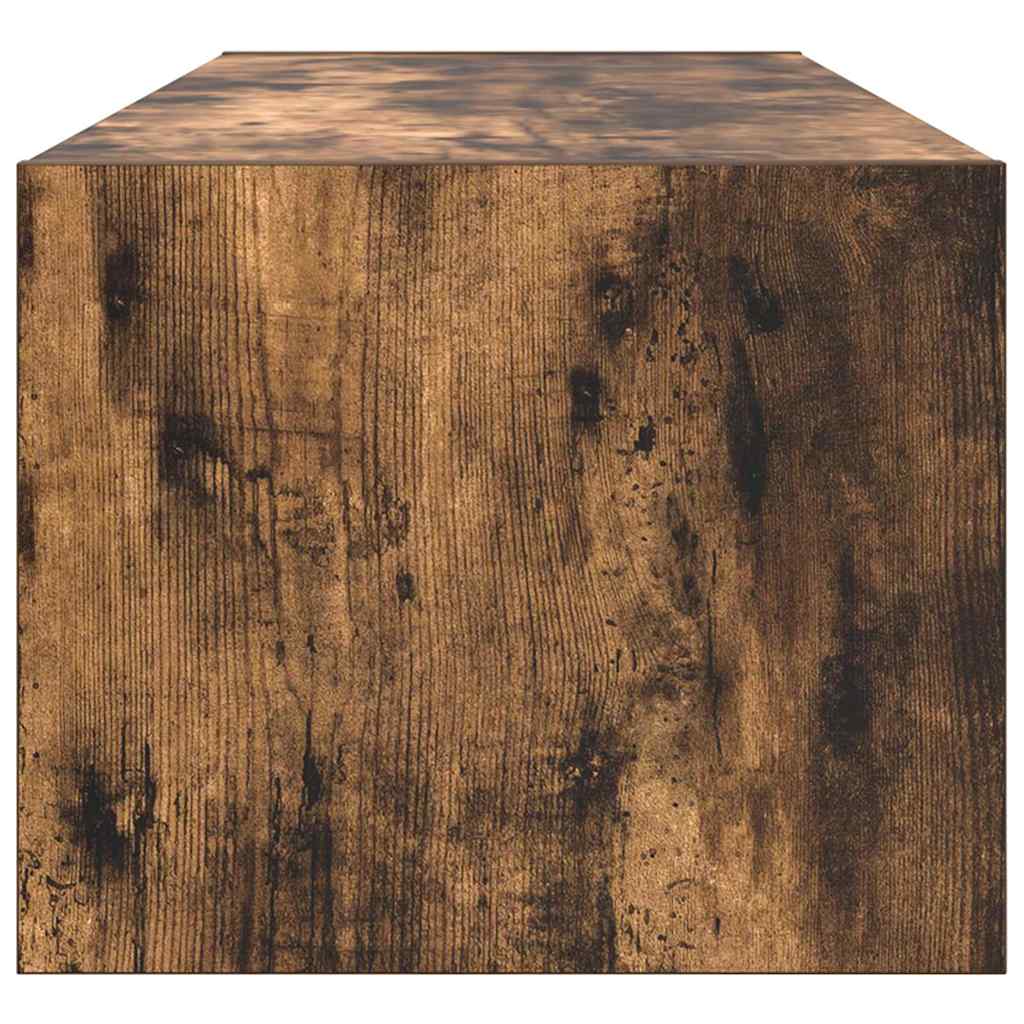 Tv-meubel 100x31x25,5 cm spaanplaat gerookt eikenkleurig