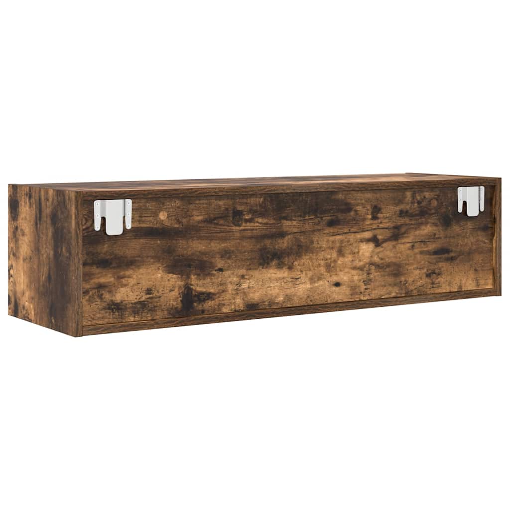 Tv-meubel 100x31x25,5 cm spaanplaat gerookt eikenkleurig