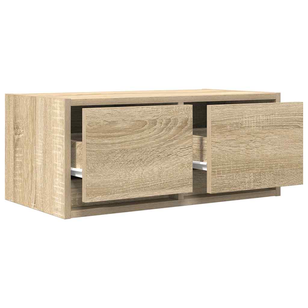 Tv-meubelen 2 st 60x31x25,5 cm bewerkt hout sonoma eikenkleurig is nu te koop bij PeponiXL, paradijselijk wonen!