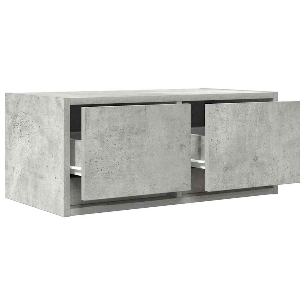 TV-meubel 60x31x25,5 cm bewerkt hout betongrijs is nu te koop bij PeponiXL, paradijselijk wonen!