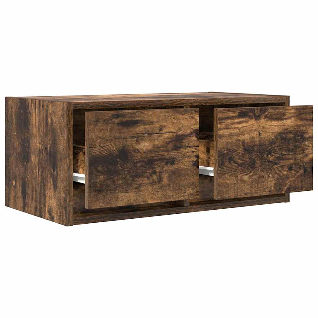Tv-meubelen 2 st 60x31x25,5 cm bewerkt hout gerookt eikenkleur is nu te koop bij PeponiXL, paradijselijk wonen!