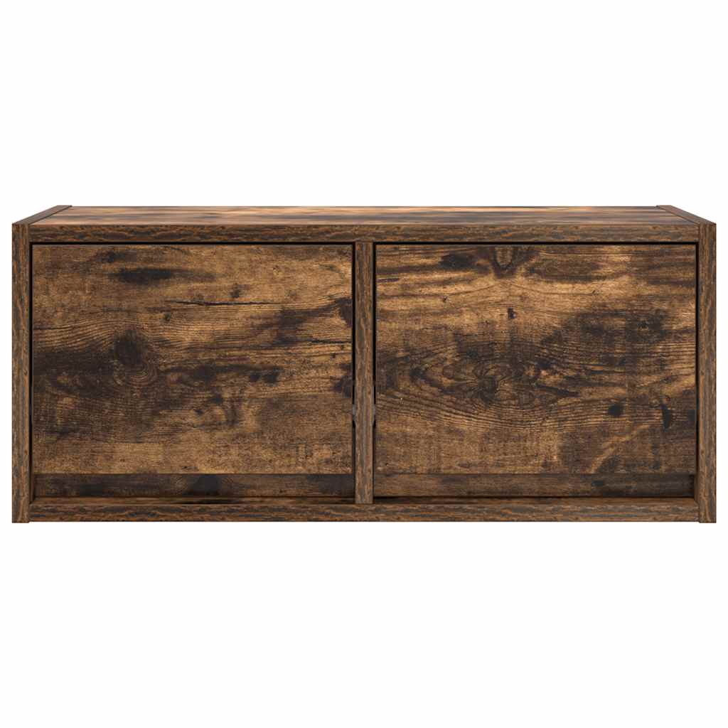 Tv-meubelen 2 st 60x31x25,5 cm bewerkt hout gerookt eikenkleur is nu te koop bij PeponiXL, paradijselijk wonen!
