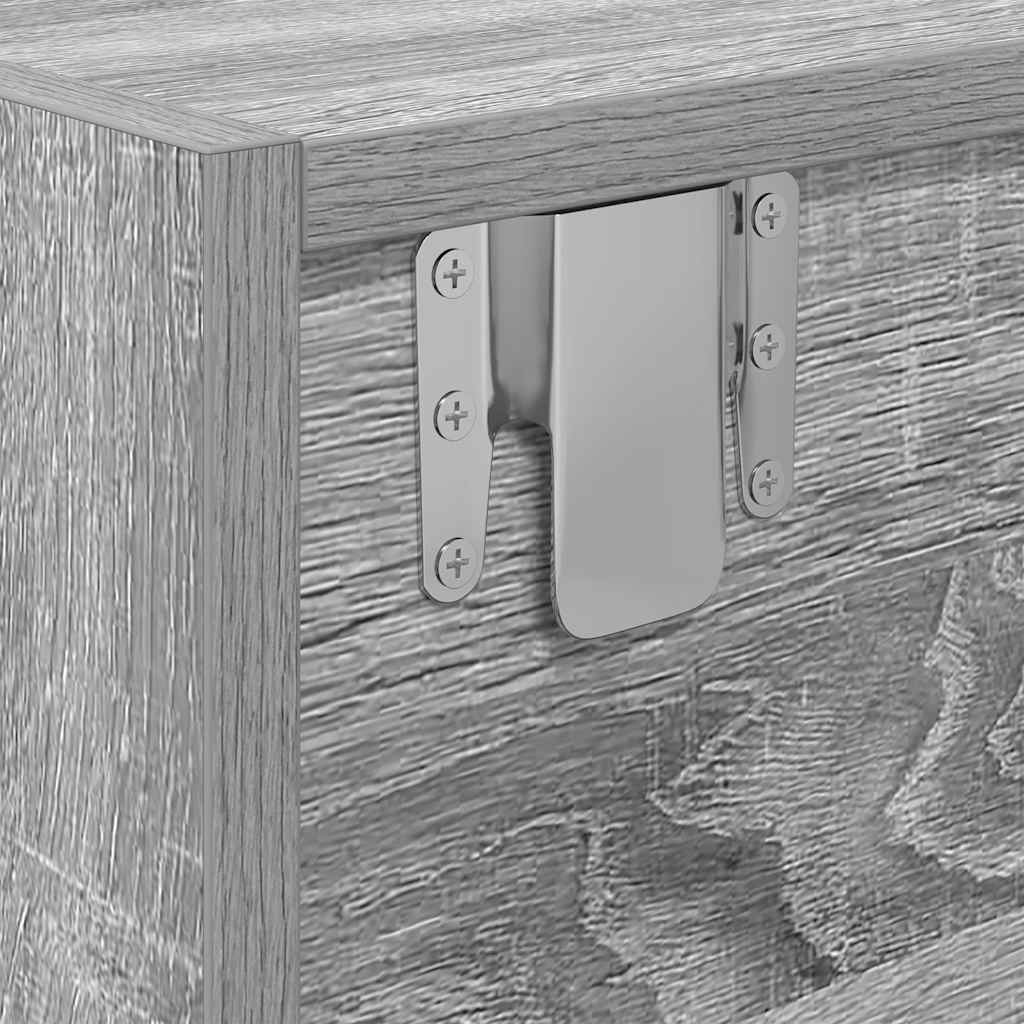 Tv-meubelen 2 st 60x31x25,5 cm bewerkt hout grijs sonoma eiken is nu te koop bij PeponiXL, paradijselijk wonen!