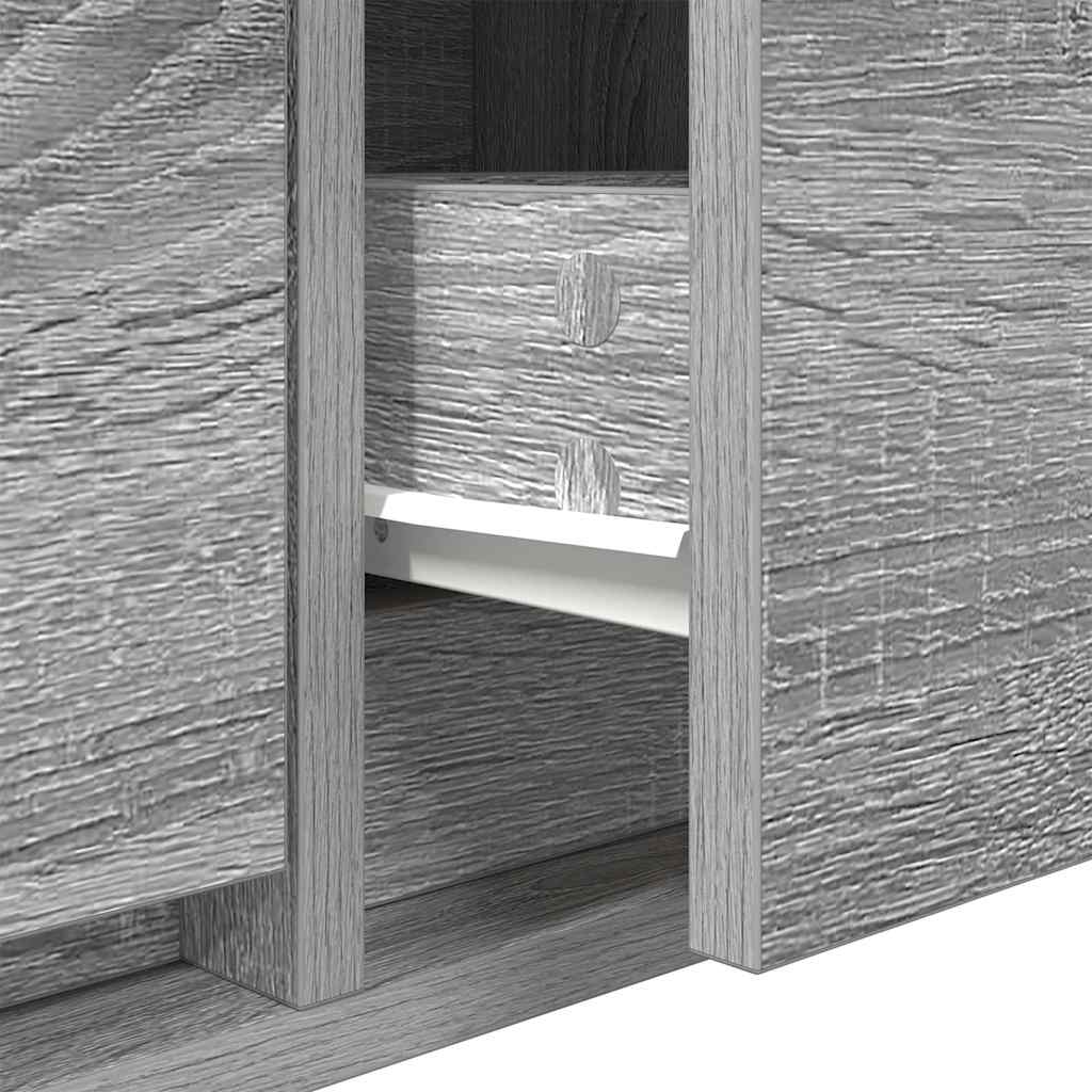 Tv-meubelen 2 st 60x31x25,5 cm bewerkt hout grijs sonoma eiken is nu te koop bij PeponiXL, paradijselijk wonen!