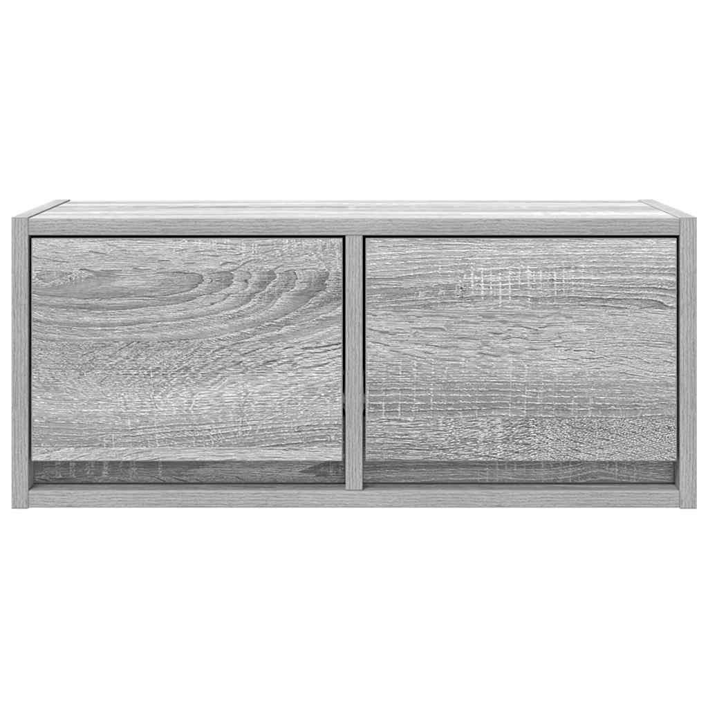 Tv-meubelen 2 st 60x31x25,5 cm bewerkt hout grijs sonoma eiken is nu te koop bij PeponiXL, paradijselijk wonen!