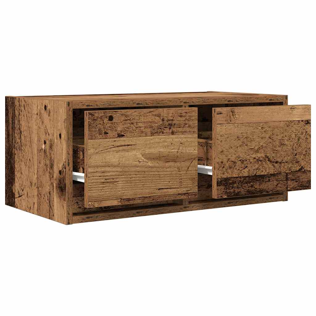 TV-meubel 60x31x25,5 cm bewerkt hout oud houtkleurig is nu te koop bij PeponiXL, paradijselijk wonen!
