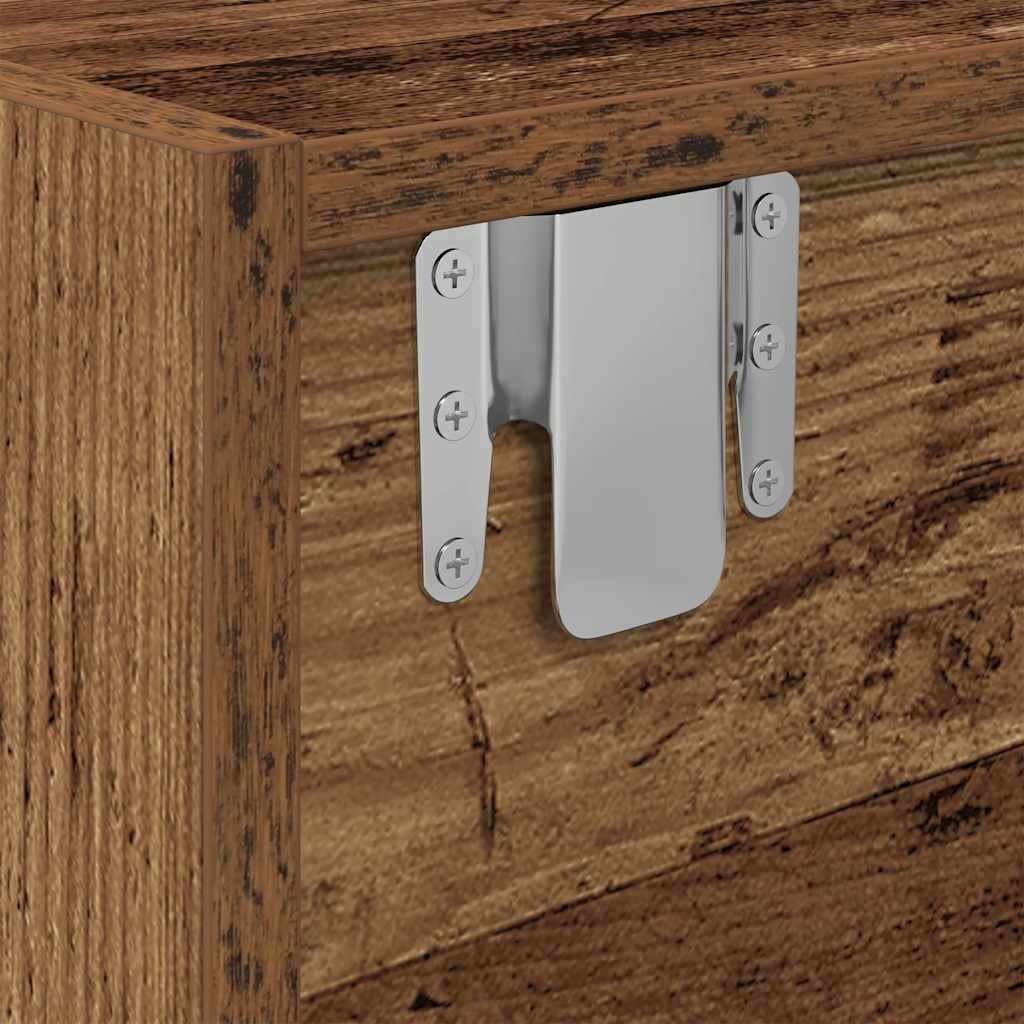 Tv-meubels 2 st 60x31x25,5 cm bewerkt hout oud houtkleurig is nu te koop bij PeponiXL, paradijselijk wonen!
