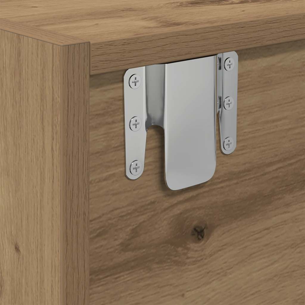 Tv-meubelen 2 st 60x31x25,5 cm bewerkt hout artisanaal eiken is nu te koop bij PeponiXL, paradijselijk wonen!