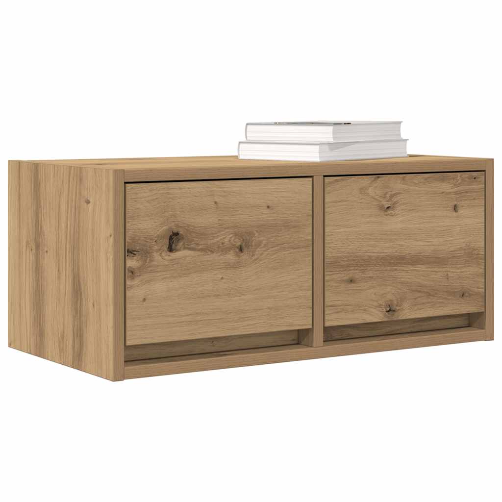Tv-meubelen 2 st 60x31x25,5 cm bewerkt hout artisanaal eiken is nu te koop bij PeponiXL, paradijselijk wonen!