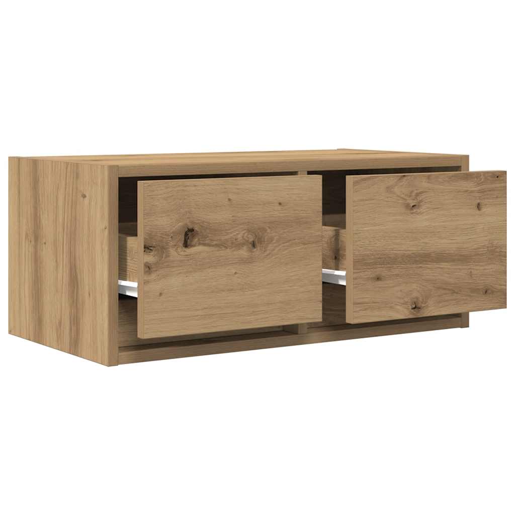 Tv-meubelen 2 st 60x31x25,5 cm bewerkt hout artisanaal eiken is nu te koop bij PeponiXL, paradijselijk wonen!