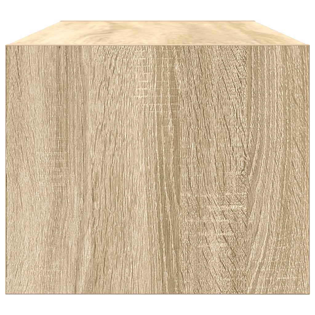 Tv-meubels 2 st 80x31x25,5 cm bewerkt hout sonoma eikenkleurig is nu te koop bij PeponiXL, paradijselijk wonen!