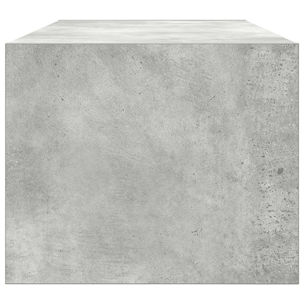 Tv-meubel 80x31x25,5 cm bewerkt hout betongrijs is nu te koop bij PeponiXL, paradijselijk wonen!