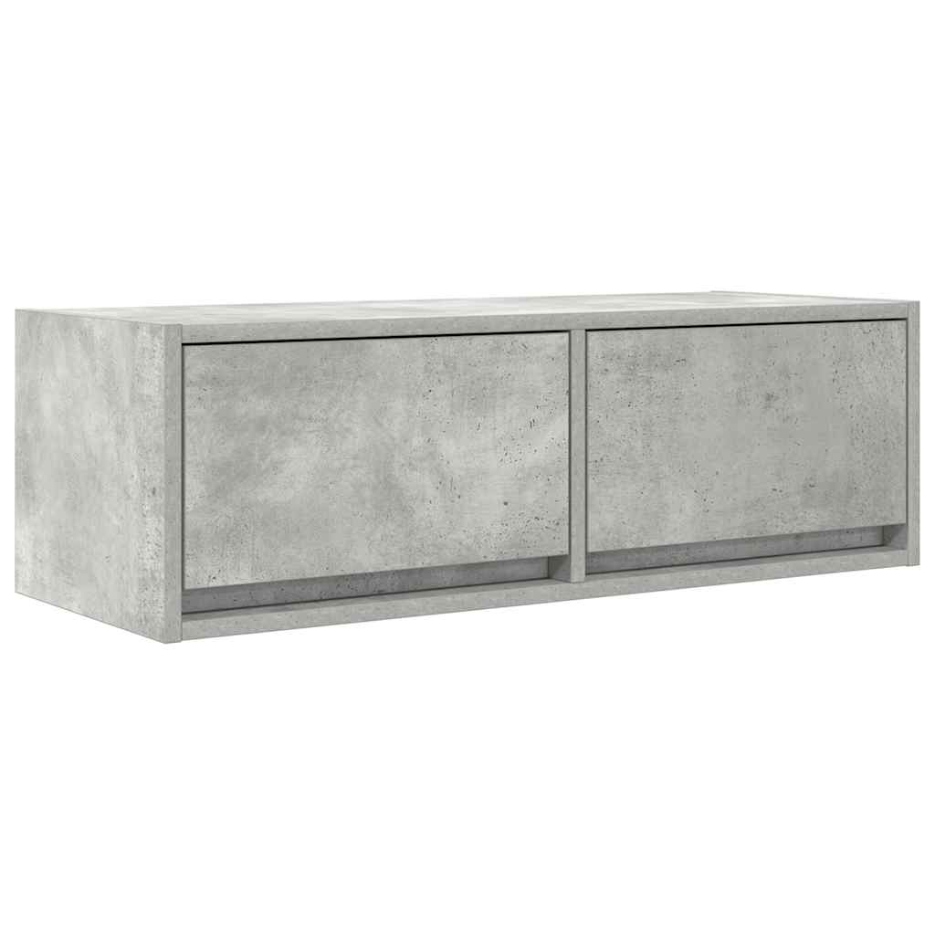 Tv-meubels 2 st 80x31x25,5 cm bewerkt hout betongrijs is nu te koop bij PeponiXL, paradijselijk wonen!