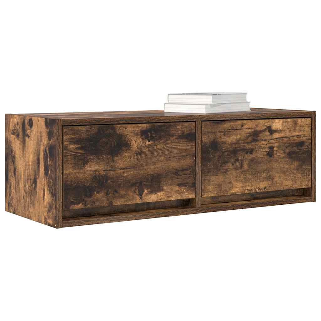 Tv-meubelen 2 st 80x31x25,5cm bewerkt hout gerookt eikenkleurig is nu te koop bij PeponiXL, paradijselijk wonen!