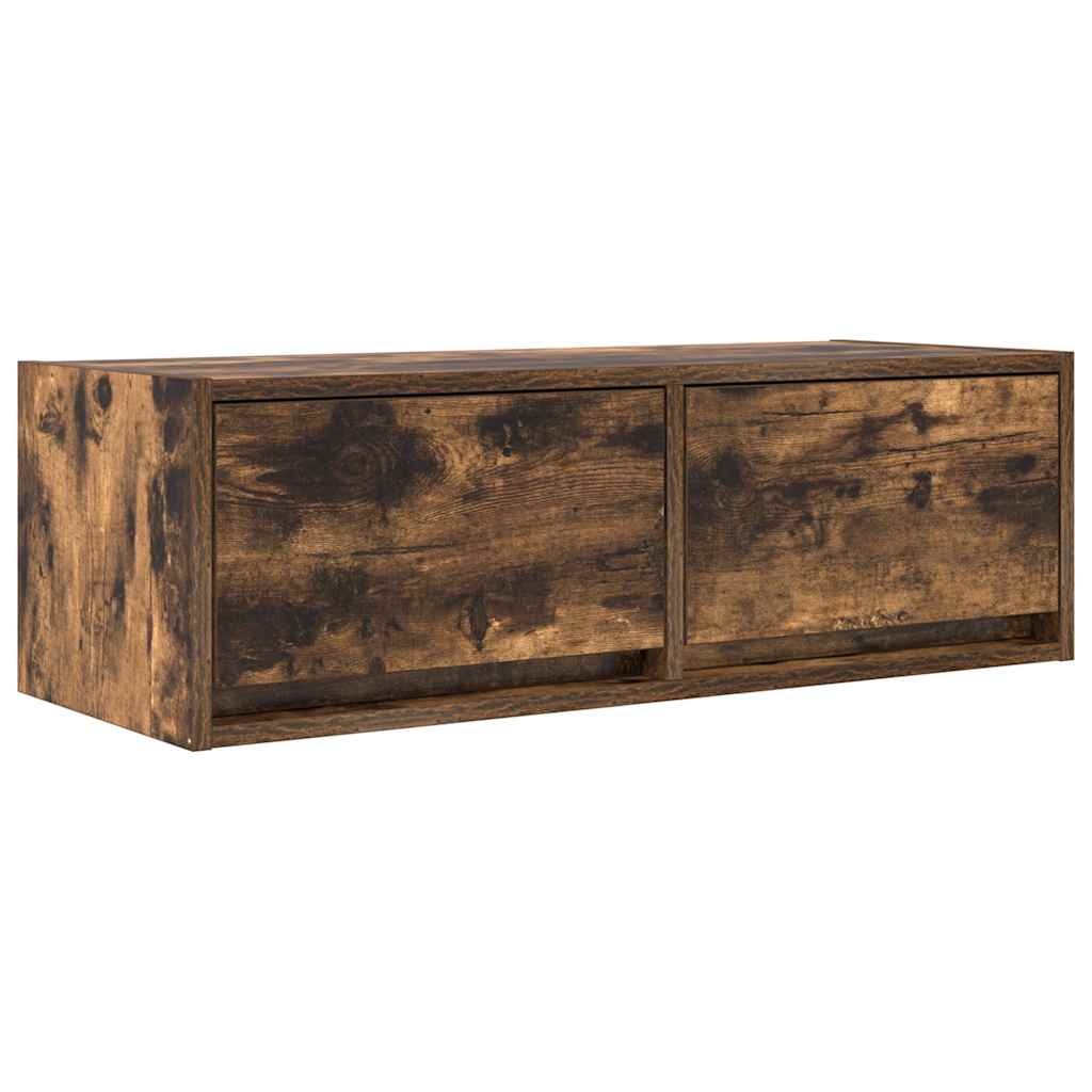 Tv-meubelen 2 st 80x31x25,5cm bewerkt hout gerookt eikenkleurig is nu te koop bij PeponiXL, paradijselijk wonen!