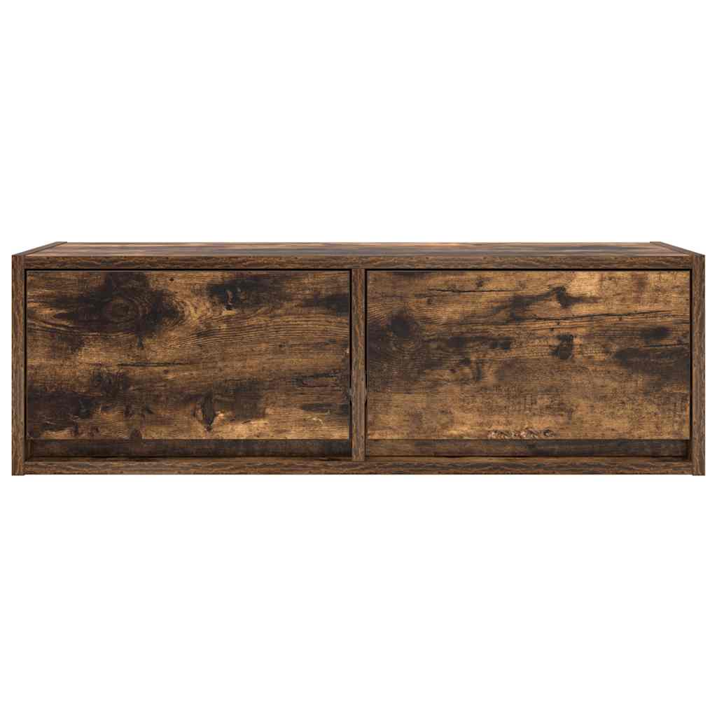 Tv-meubelen 2 st 80x31x25,5cm bewerkt hout gerookt eikenkleurig is nu te koop bij PeponiXL, paradijselijk wonen!