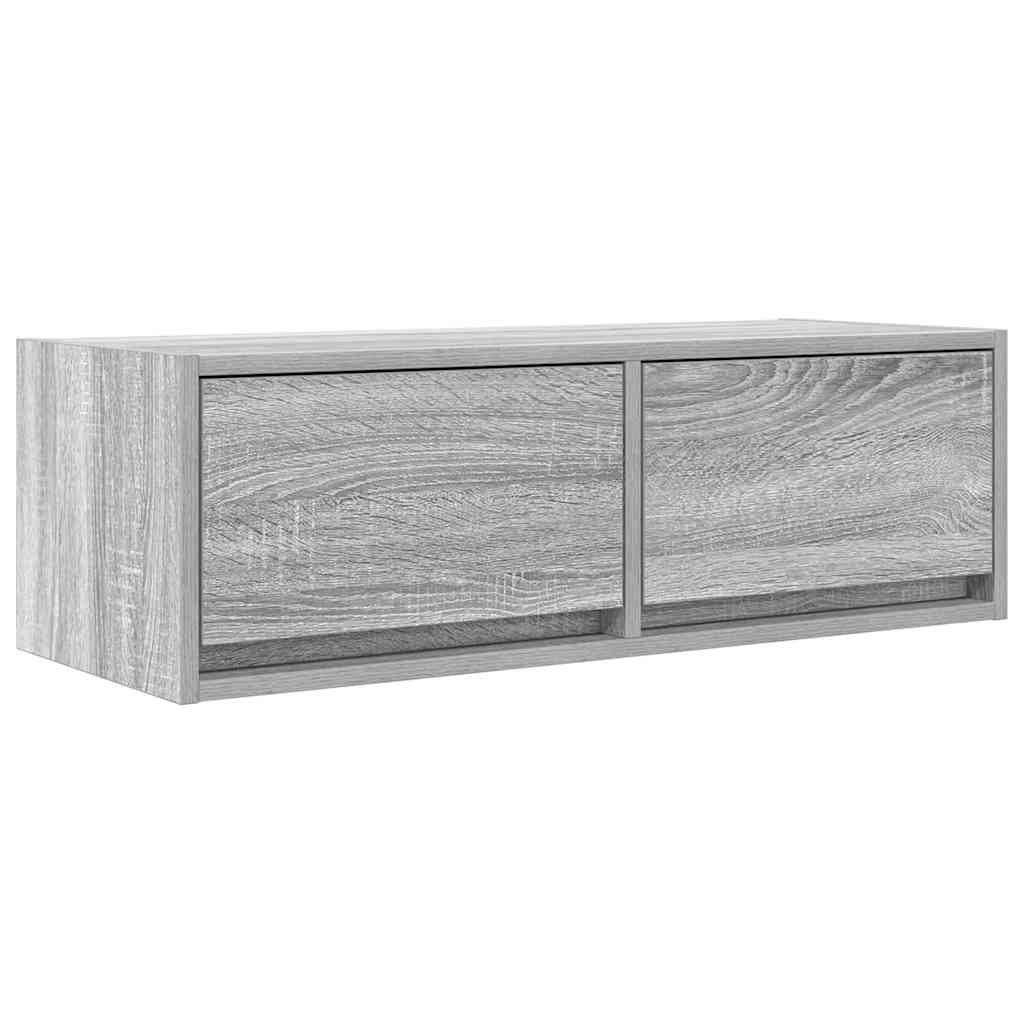 Tv-meubelen 2 st 80x31x25,5 cm bewerkt hout grijs sonoma eiken is nu te koop bij PeponiXL, paradijselijk wonen!