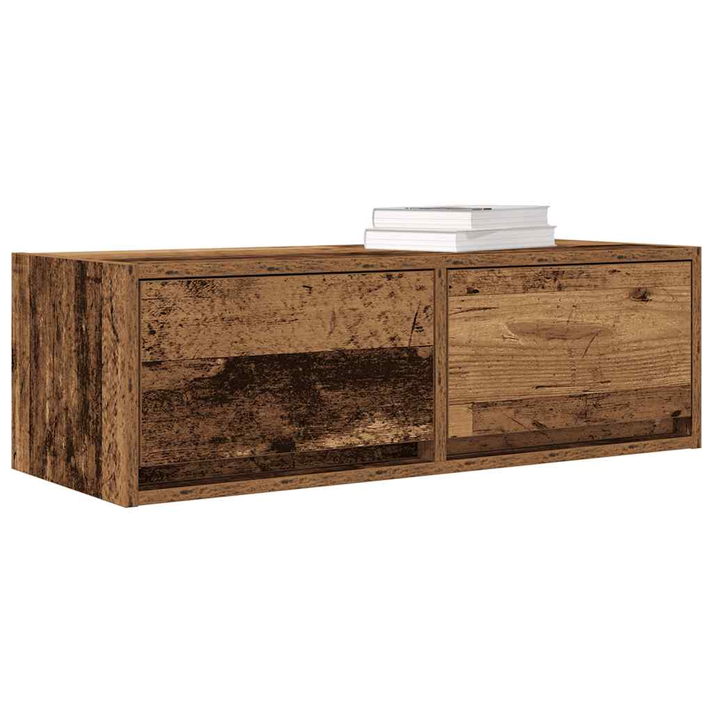 Tv-meubels 2 st 80x31x25,5 cm bewerkt hout oud houtkleurig is nu te koop bij PeponiXL, paradijselijk wonen!