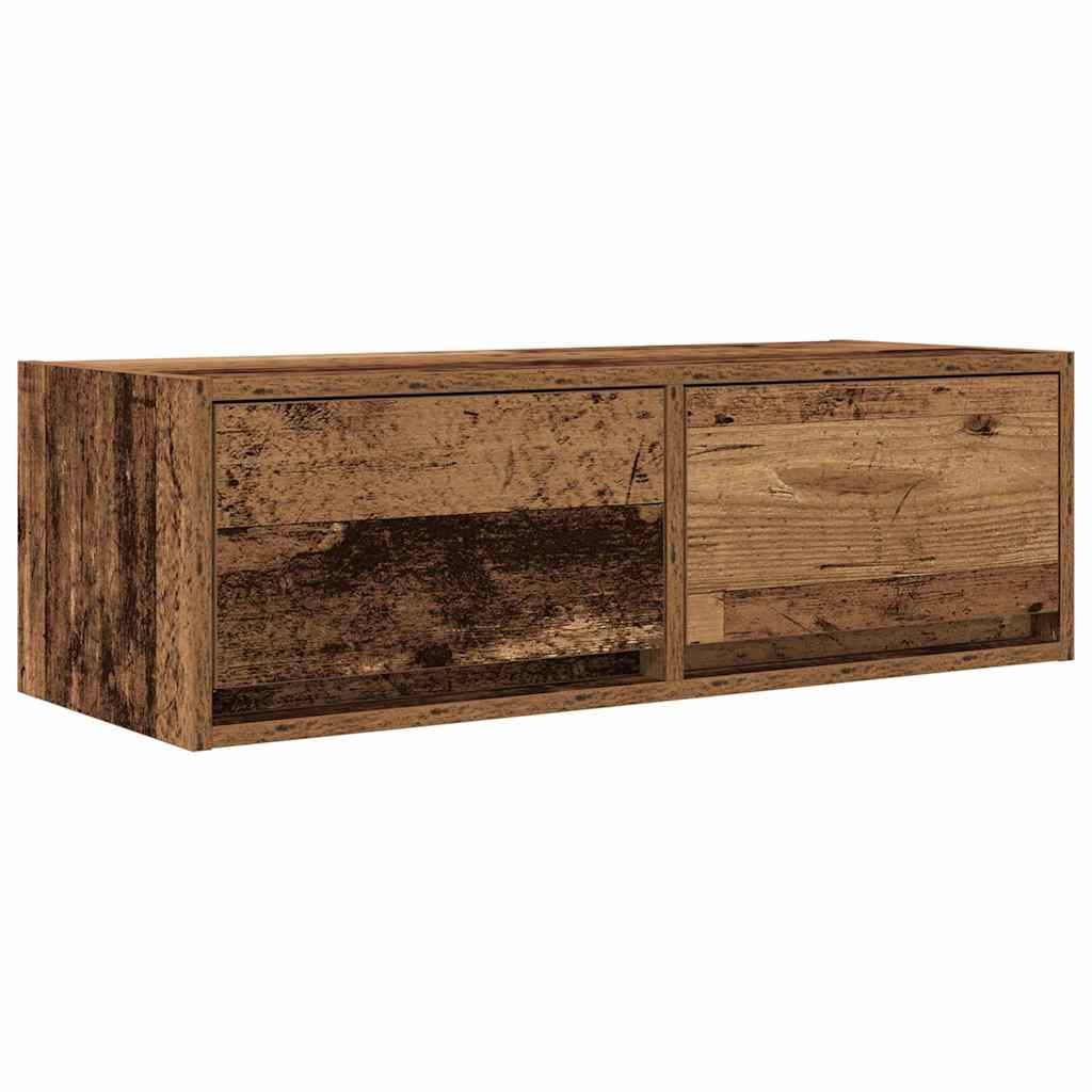 Tv-meubels 2 st 80x31x25,5 cm bewerkt hout oud houtkleurig is nu te koop bij PeponiXL, paradijselijk wonen!