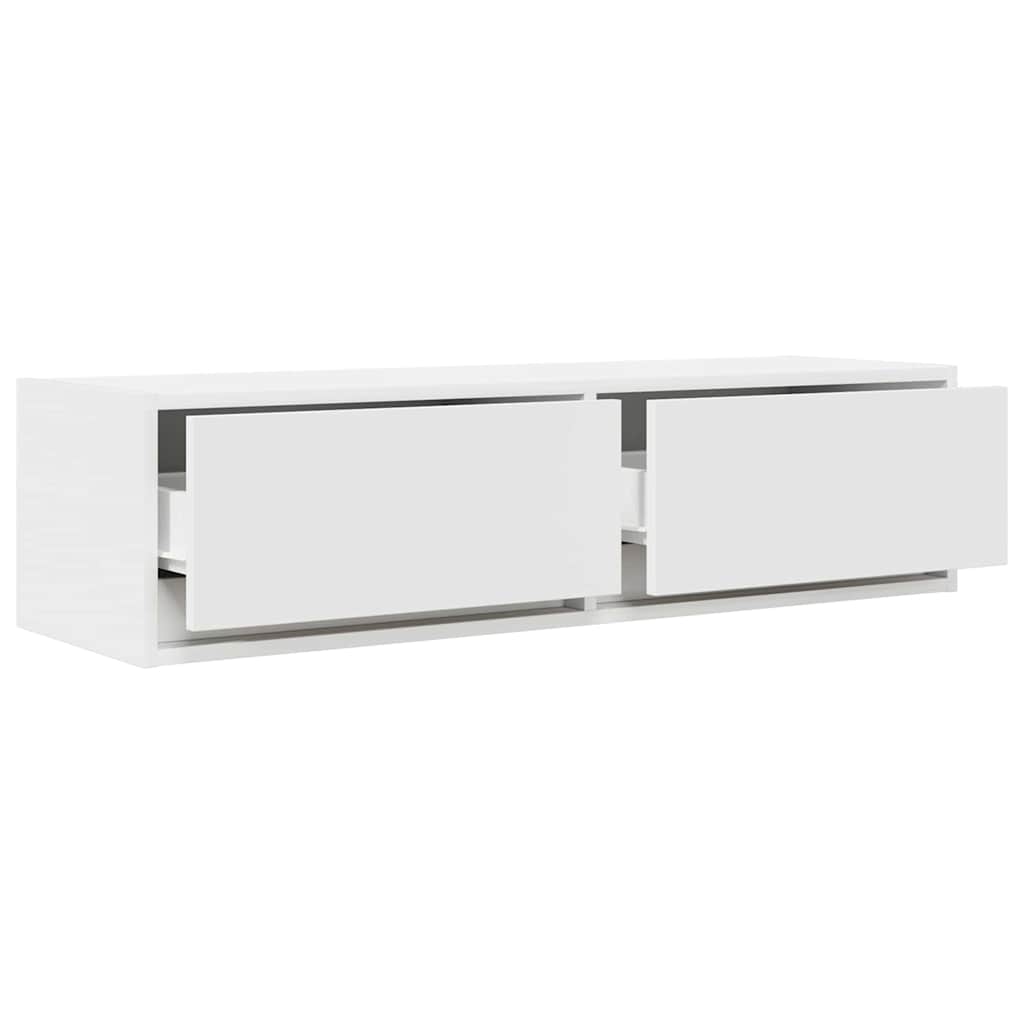 TV-kast met lade Wit 100 x 31 x 25,5 cm Bewerkt hout is nu te koop bij PeponiXL, paradijselijk wonen!