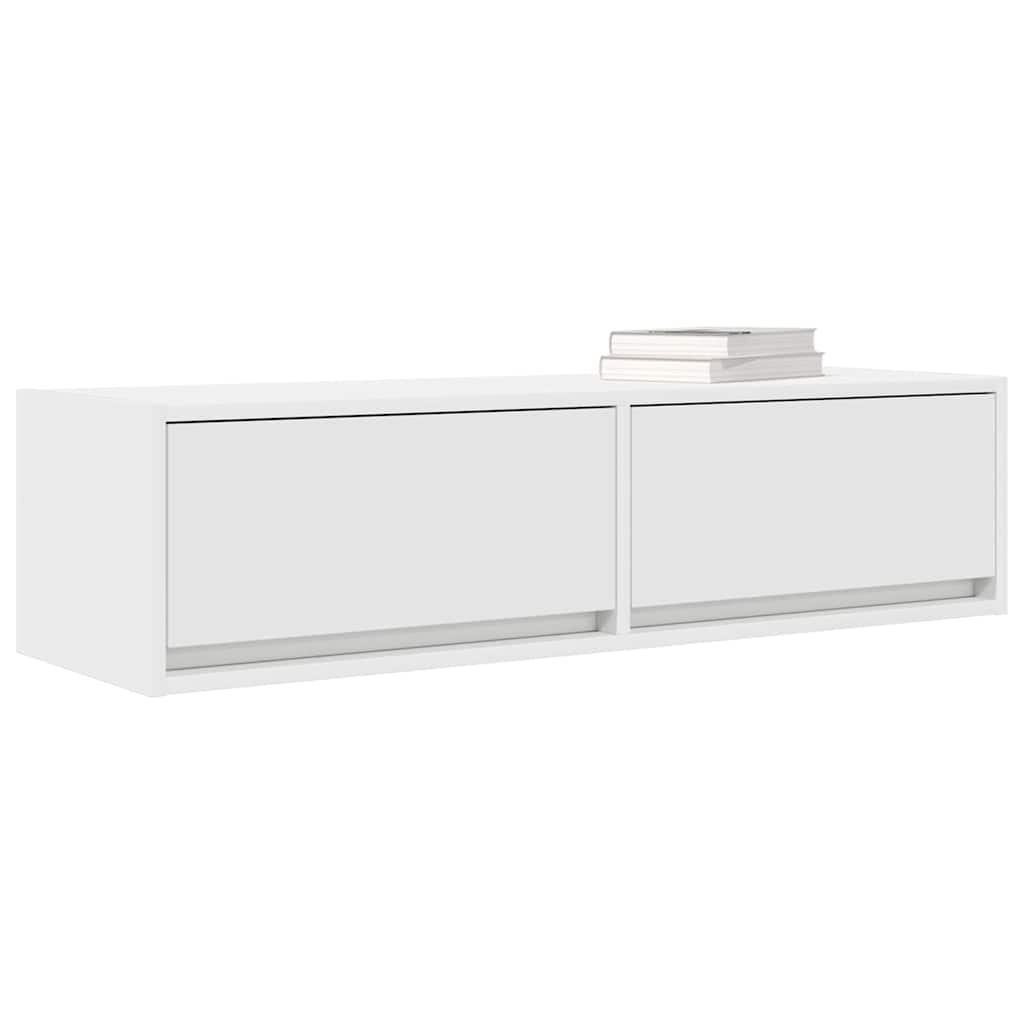 TV-kast met lade Wit 100 x 31 x 25,5 cm Bewerkt hout is nu te koop bij PeponiXL, paradijselijk wonen!