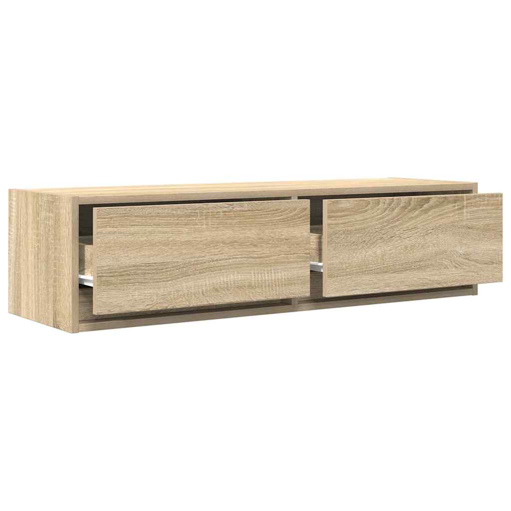 TV-kast met lade Sonoma eiken 100 x 31 x 25,5 cm Bewerkt hout is nu te koop bij PeponiXL, paradijselijk wonen!