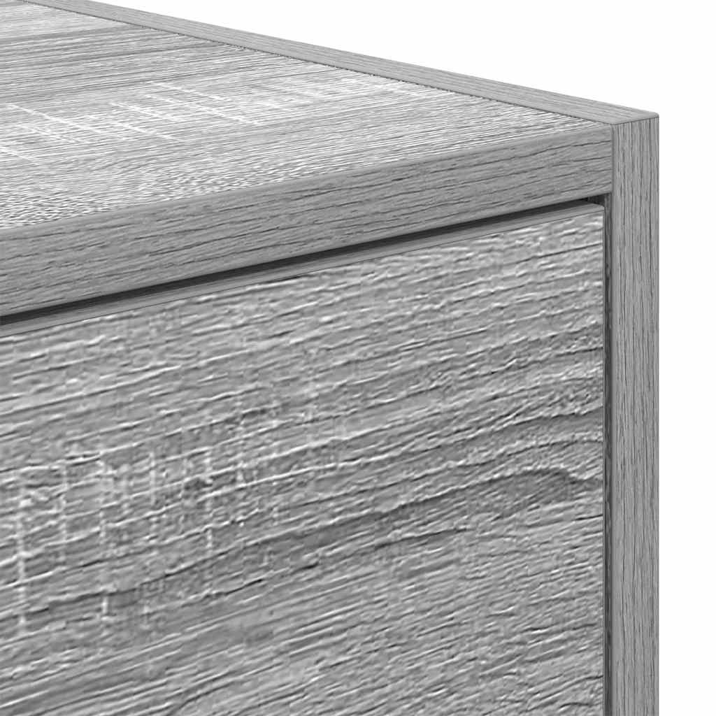 TV-kast met lade Grijs sonoma 100 x 31 x 25,5 cm Bewerkt hout is nu te koop bij PeponiXL, paradijselijk wonen!