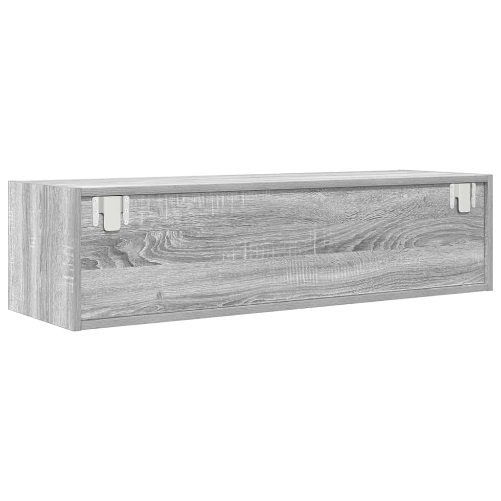 TV-kast met lade Grijs sonoma 100 x 31 x 25,5 cm Bewerkt hout is nu te koop bij PeponiXL, paradijselijk wonen!