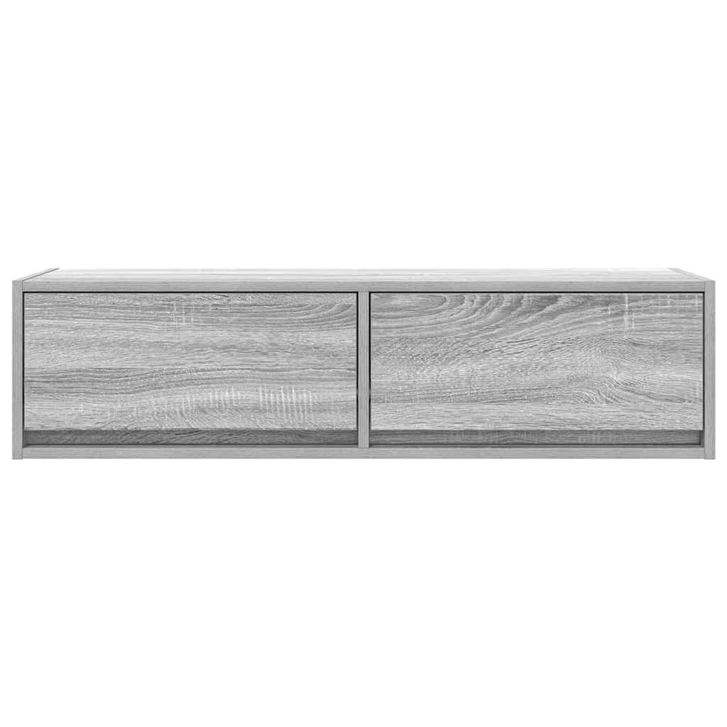 TV-kast met lade Grijs sonoma 100 x 31 x 25,5 cm Bewerkt hout is nu te koop bij PeponiXL, paradijselijk wonen!