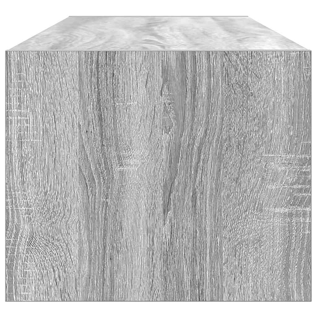 TV-kast met lade Grijs sonoma 100 x 31 x 25,5 cm Bewerkt hout is nu te koop bij PeponiXL, paradijselijk wonen!