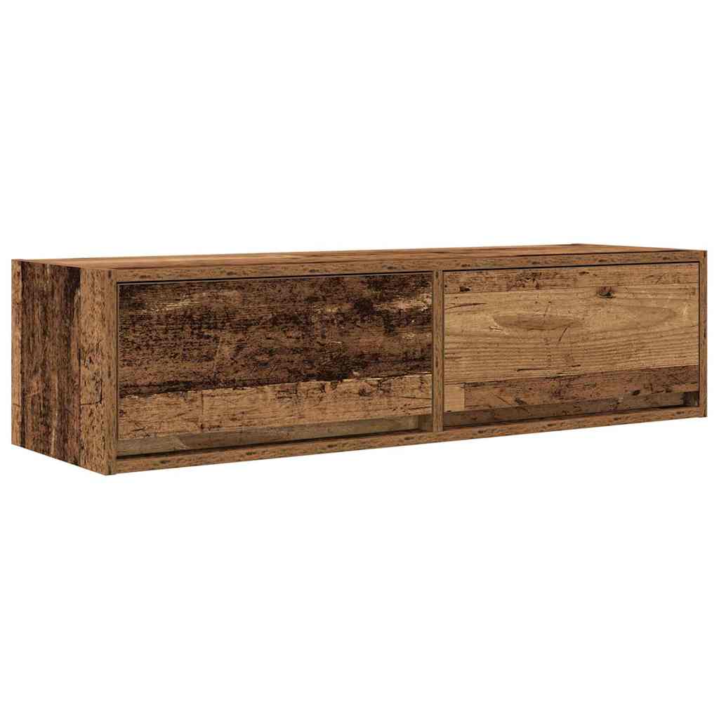 TV-kast met lade Oud hout 100 x 31 x 25,5 cm Bewerkt hout is nu te koop bij PeponiXL, paradijselijk wonen!