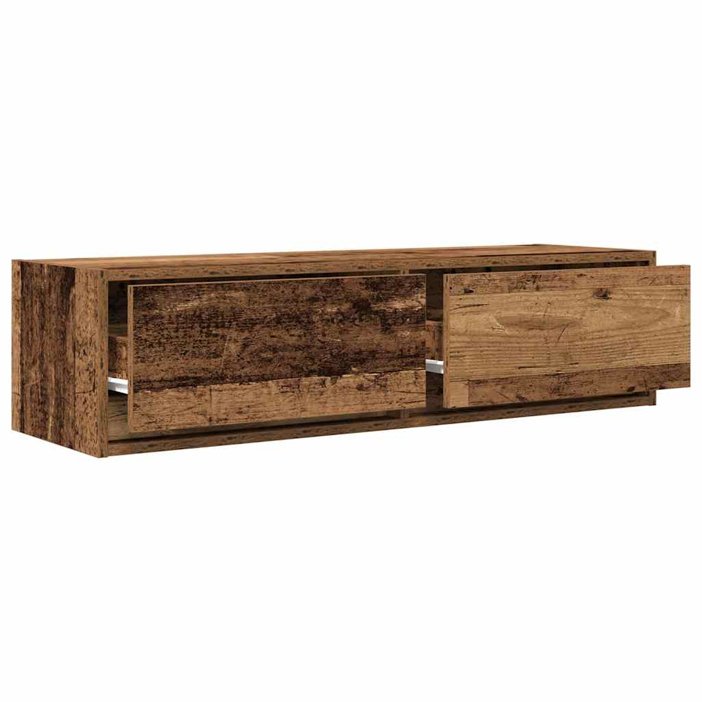 TV-kast met lade Oud hout 100 x 31 x 25,5 cm Bewerkt hout is nu te koop bij PeponiXL, paradijselijk wonen!