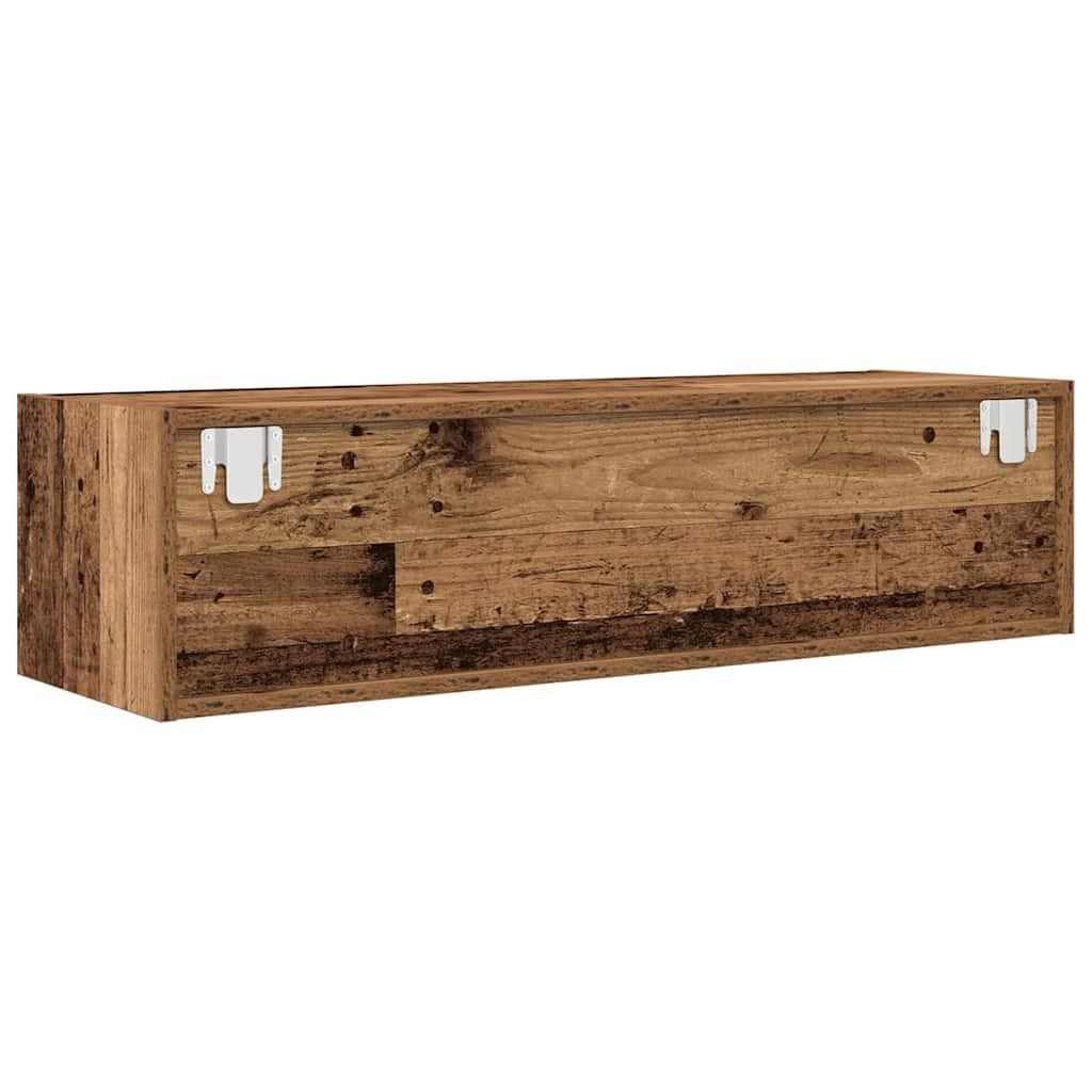 TV-kast met lade Oud hout 100 x 31 x 25,5 cm Bewerkt hout is nu te koop bij PeponiXL, paradijselijk wonen!