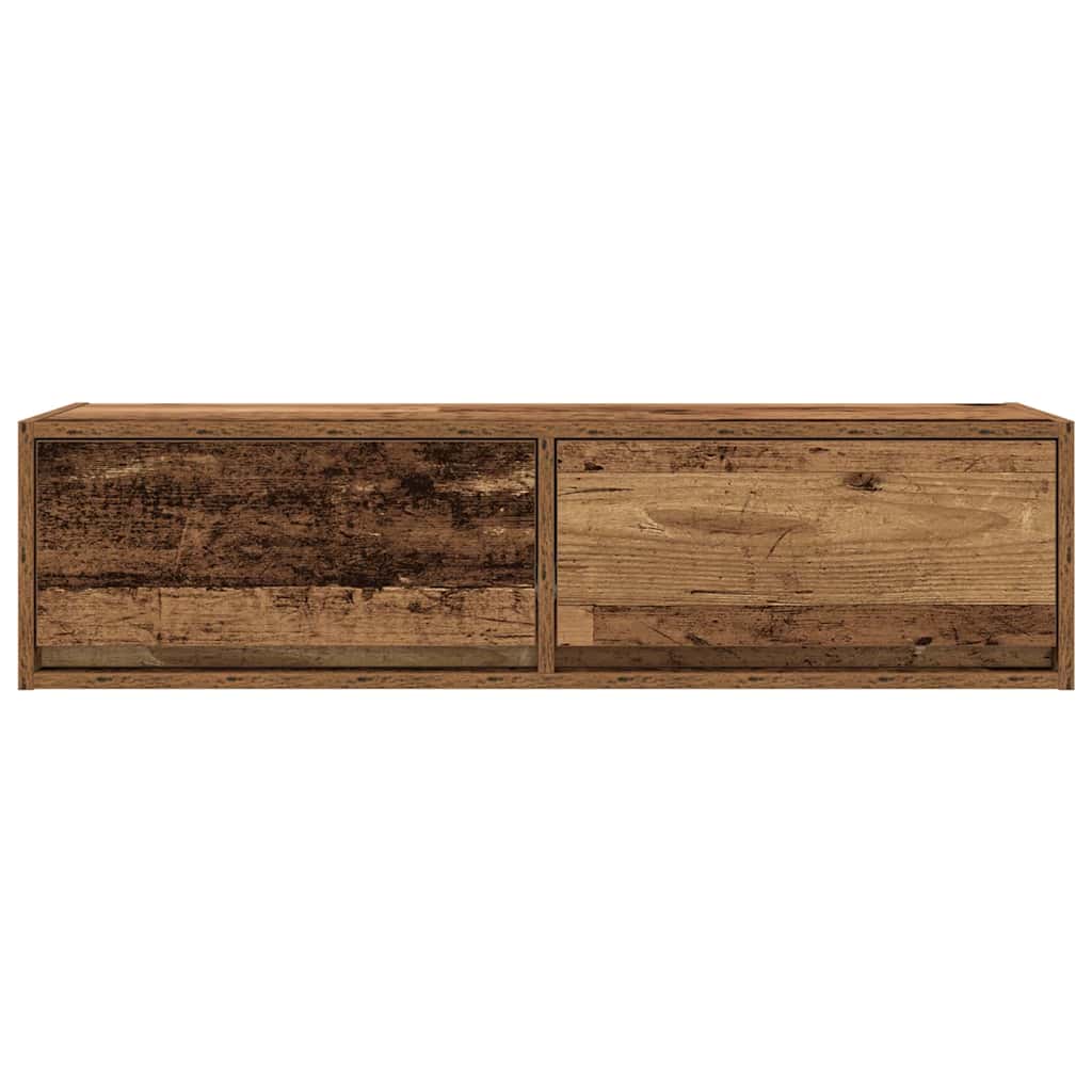TV-kast met lade Oud hout 100 x 31 x 25,5 cm Bewerkt hout is nu te koop bij PeponiXL, paradijselijk wonen!