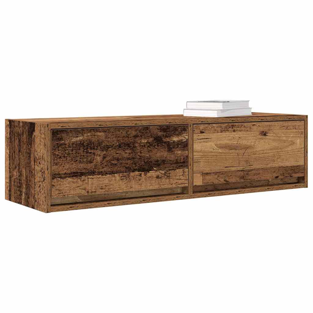 TV-kast met lade Oud hout 100 x 31 x 25,5 cm Bewerkt hout is nu te koop bij PeponiXL, paradijselijk wonen!