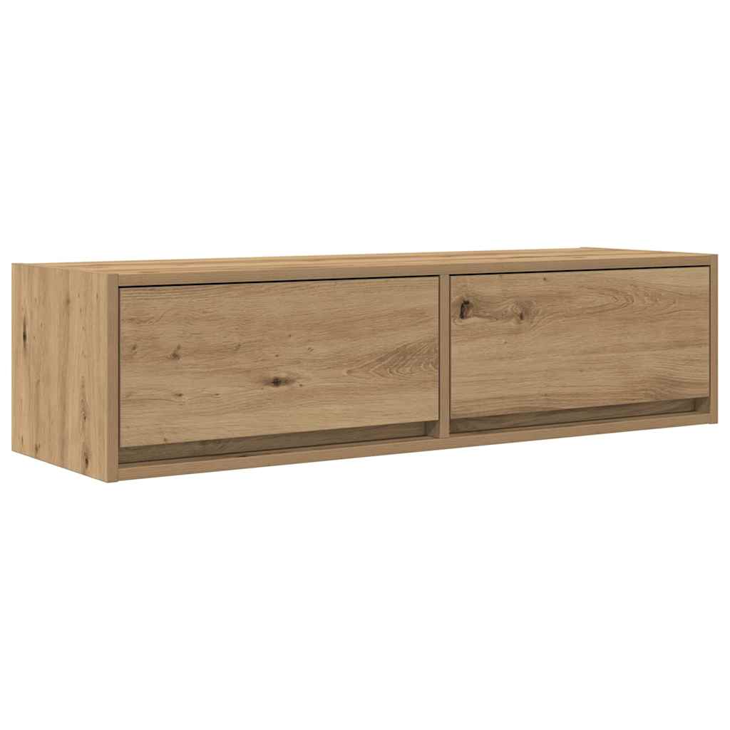 TV-kast artisanaal eikenkleurig 100 x 31 x 25,5 cm Bewerkt hout is nu te koop bij PeponiXL, paradijselijk wonen!