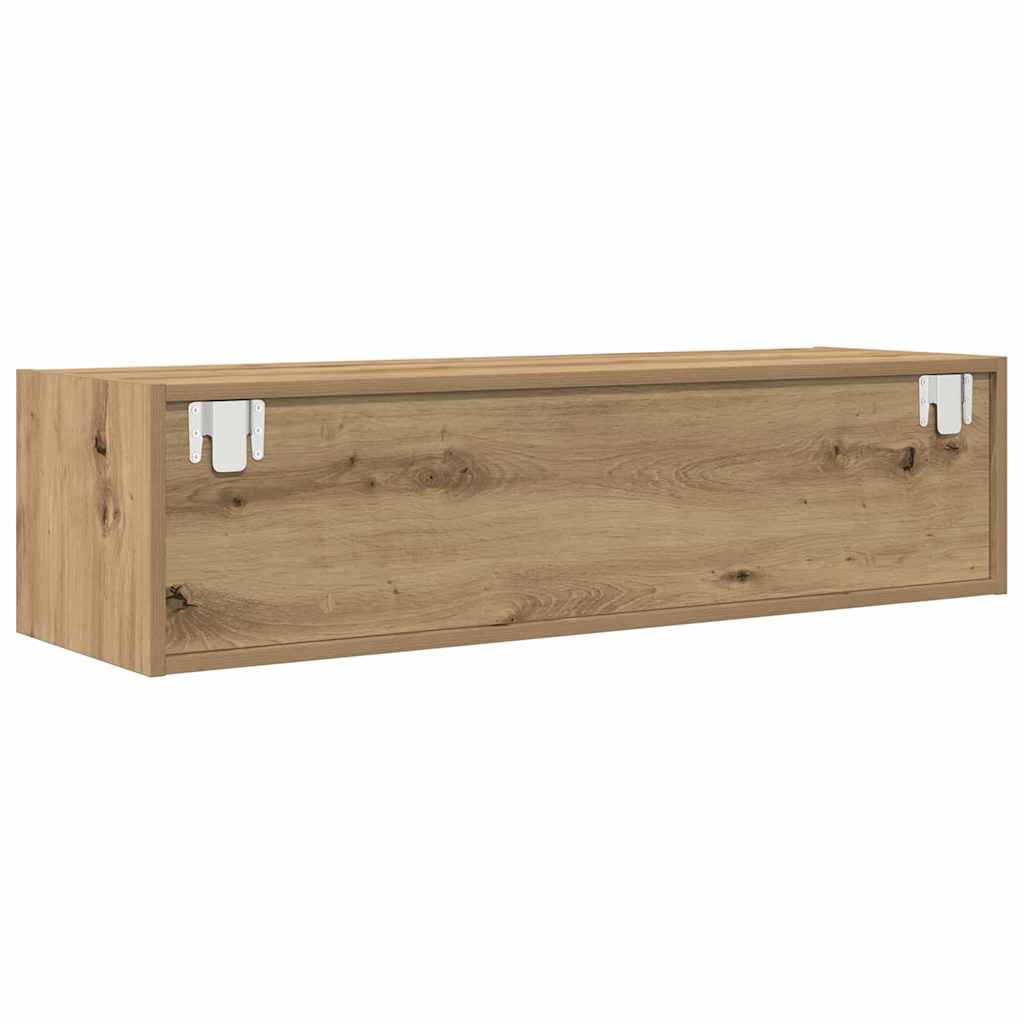 TV-kast artisanaal eikenkleurig 100 x 31 x 25,5 cm Bewerkt hout is nu te koop bij PeponiXL, paradijselijk wonen!